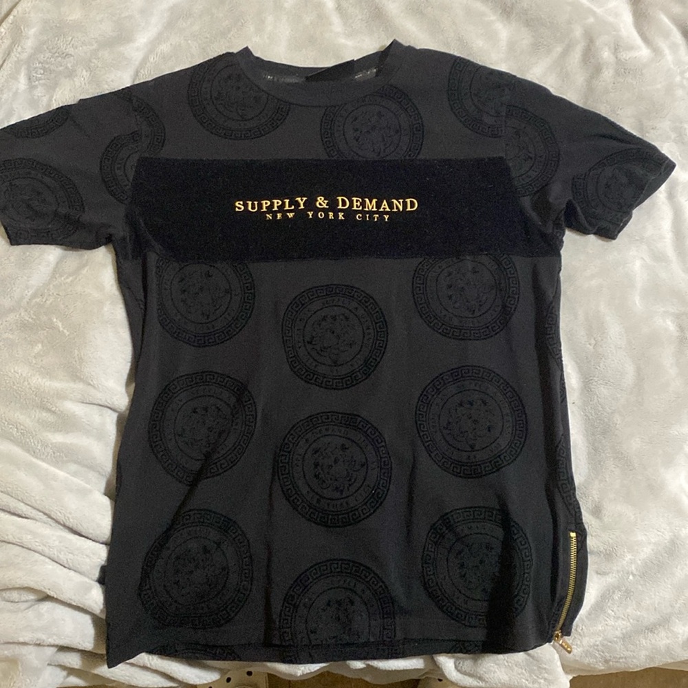 Supply and Demand New York City black tee
